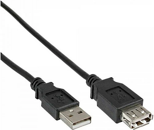 Kabllo zgjatëse USB DeLOCK 83401, USB-A mashkull në USB-A femër, 0.5 m, USB 2.0, e zezë