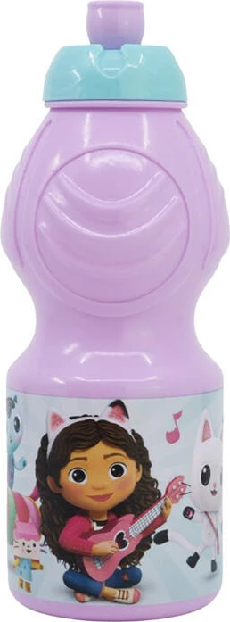 Bidon sportiv Stor 21232 Gabby's Dollhouse, 400 ml, rozë