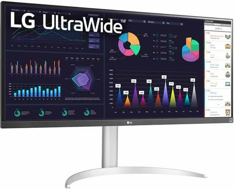 Monitor LG UltraWide 34WQ650-W 34" TFT/LCD, argjend/zi/bardhë