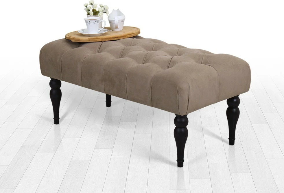 Bankë prej kadifeje, ngjyrë kafe, Missus, Atelier del Sofa