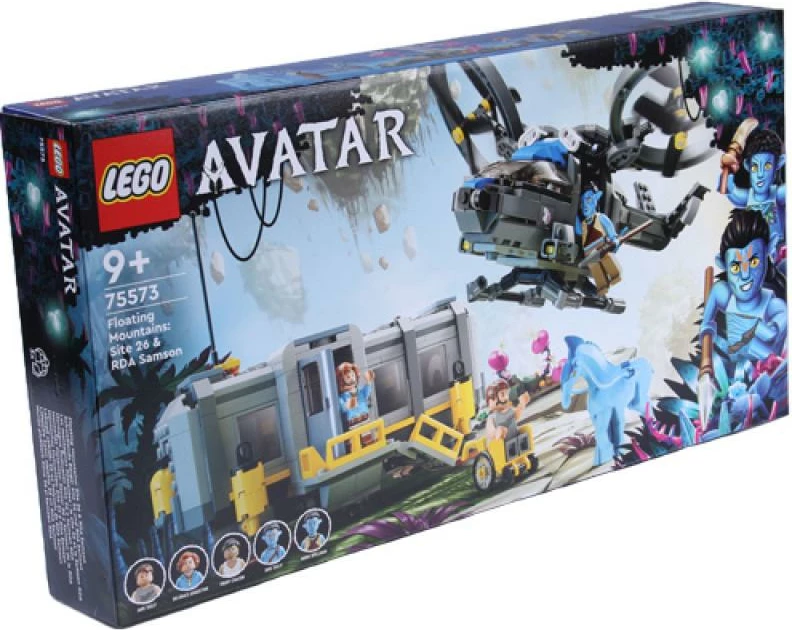 Set ndërtime LEGO Avatar 75573 Floating Mountains: Site 26 dhe RDA Samson, 9+ vjeç, set
