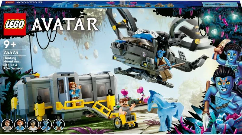 Set ndërtime LEGO Avatar 75573 Floating Mountains: Site 26 dhe RDA Samson, 9+ vjeç, set