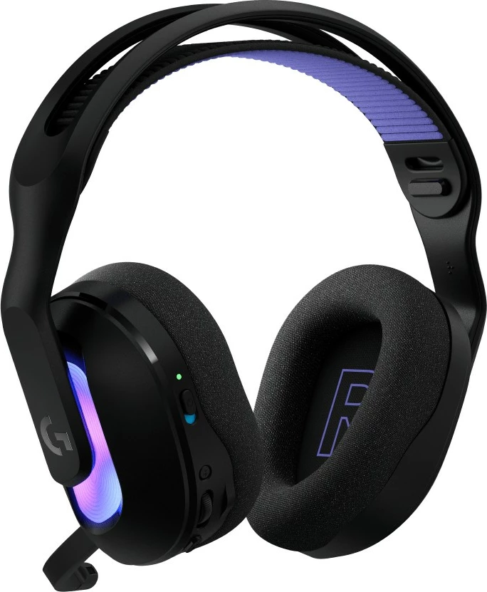 Kufje gaming Logitech VOSS CDM, wireless, Bluetooth 5.3, 1500 mAh, me ndriçim, e zezë