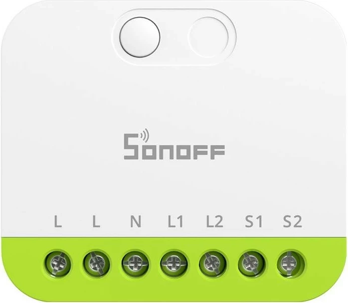 Switch Sonoff MINI-ZB2GS ZigBee, dy-kanalësh, plastikë, bardhë