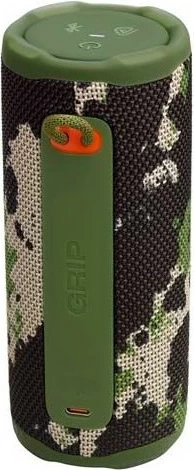 Altoparlant Bluetooth portativ JBL Grip Squad 16W IP68 Bluetooth 5.4 deri 14 orë, kamuflazh gjelbër/zi