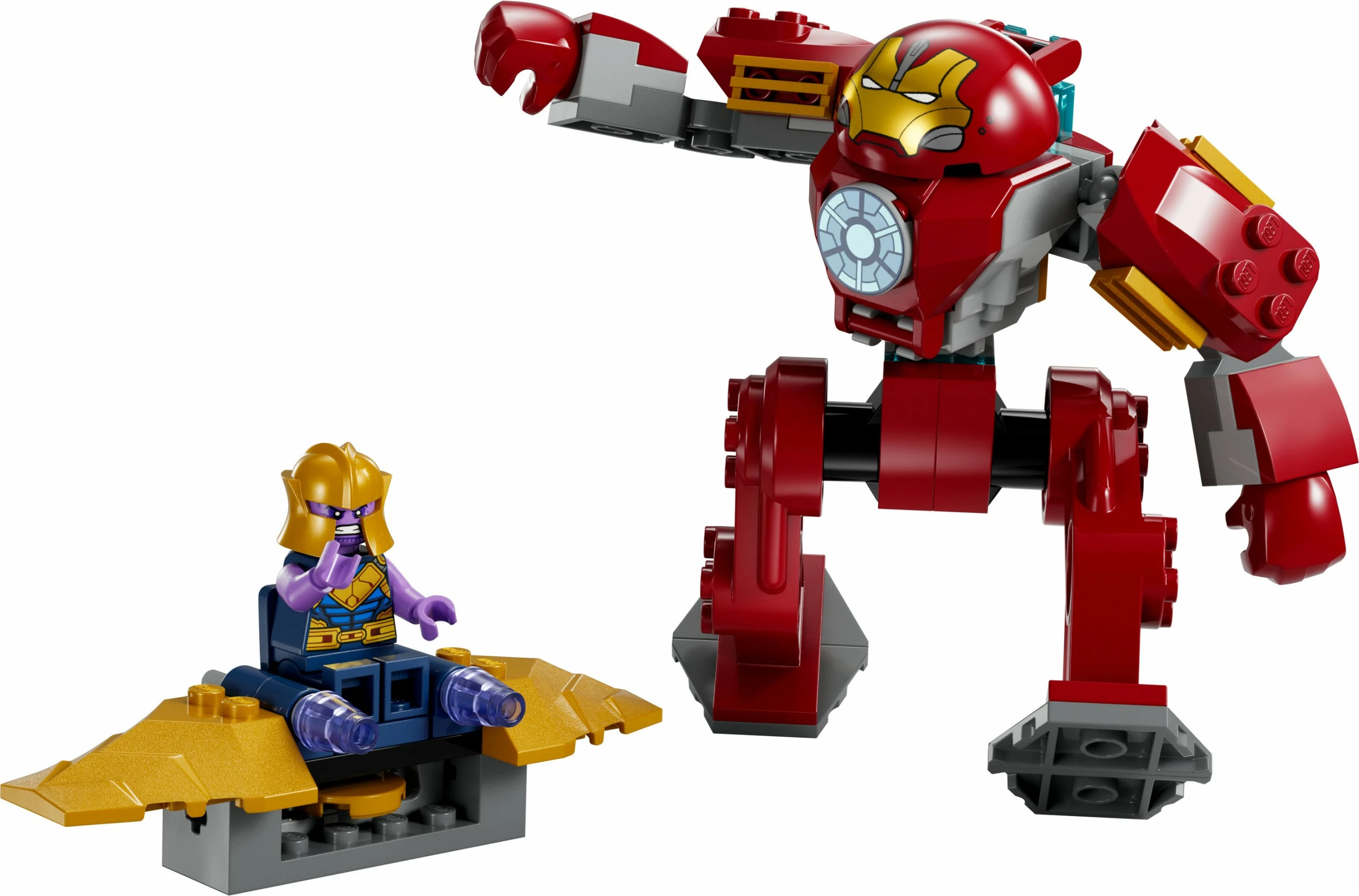 Set ndërtimi LEGO Iron Man Hulkbuster vs. Thanos, 66 pjesë, plastikë, shumëngjyrësh