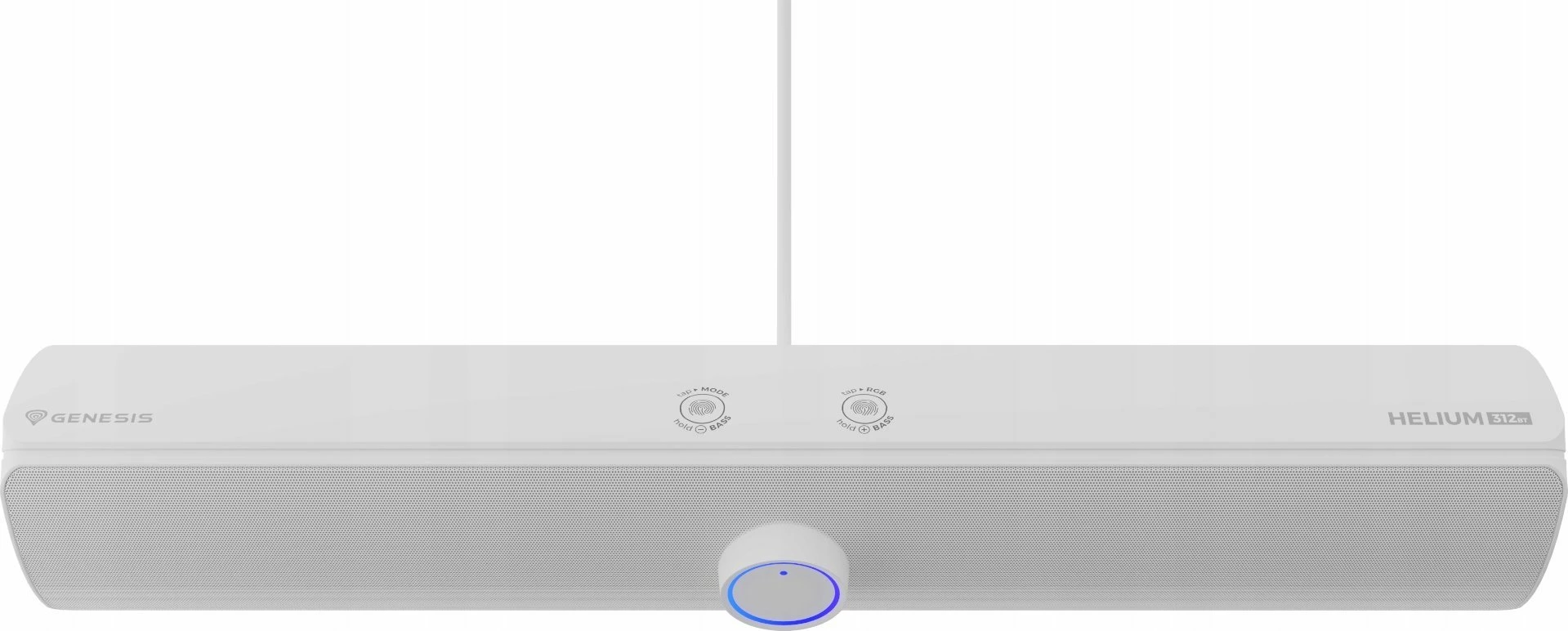 Altoparlantë GENESIS Helium 312BT (NCS-2305) 10W, Bluetooth 5.2, 2.0, i bardhë