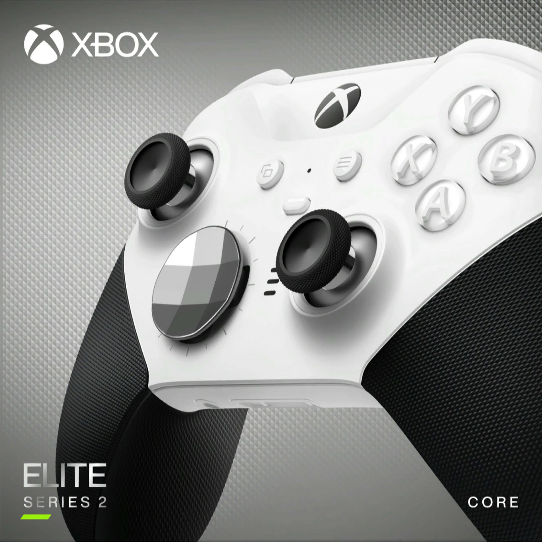 Gamepad Microsoft Xbox Elite Controller Series 2 Core Edition, bardhë