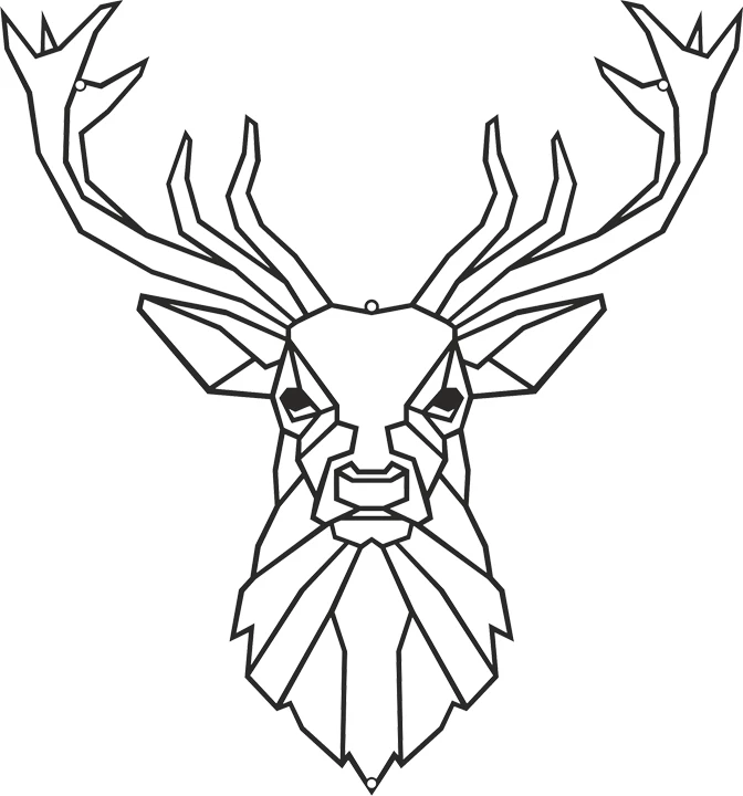 Dekor muri Stagio, metal i zi, 40x1.5x40cm