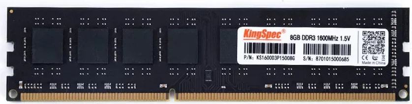 DDR3 Kingspec Ram Memory 8GB Longdimm