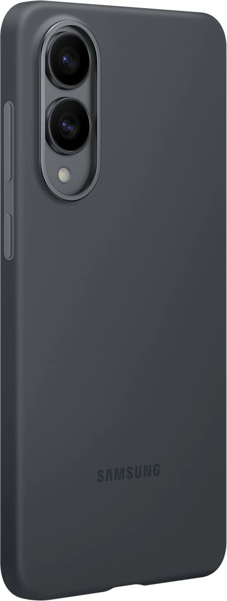 Mbështjellës silikon Samsung Galaxy S25 Edge, i zi