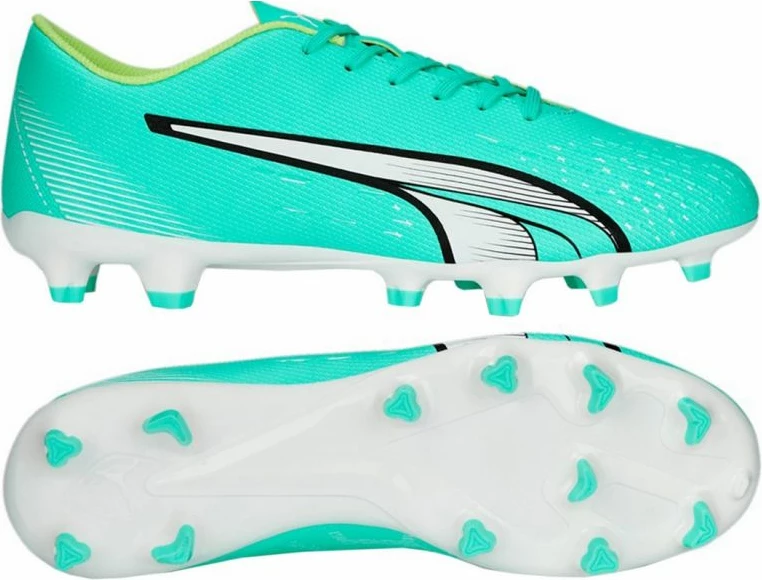 Atlete futbolli Puma Ultra Play FG/AG për meshkuj, të gjelbra
