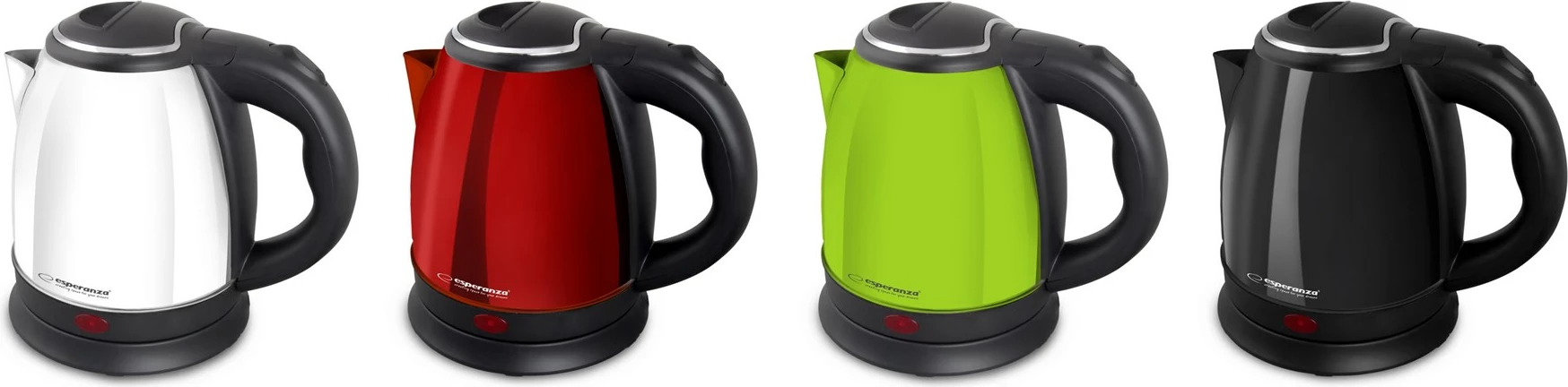 Ketli elektrik Esperanza EKK128R Parana, 1 L, E kuqe dhe e zeze, 1350 W