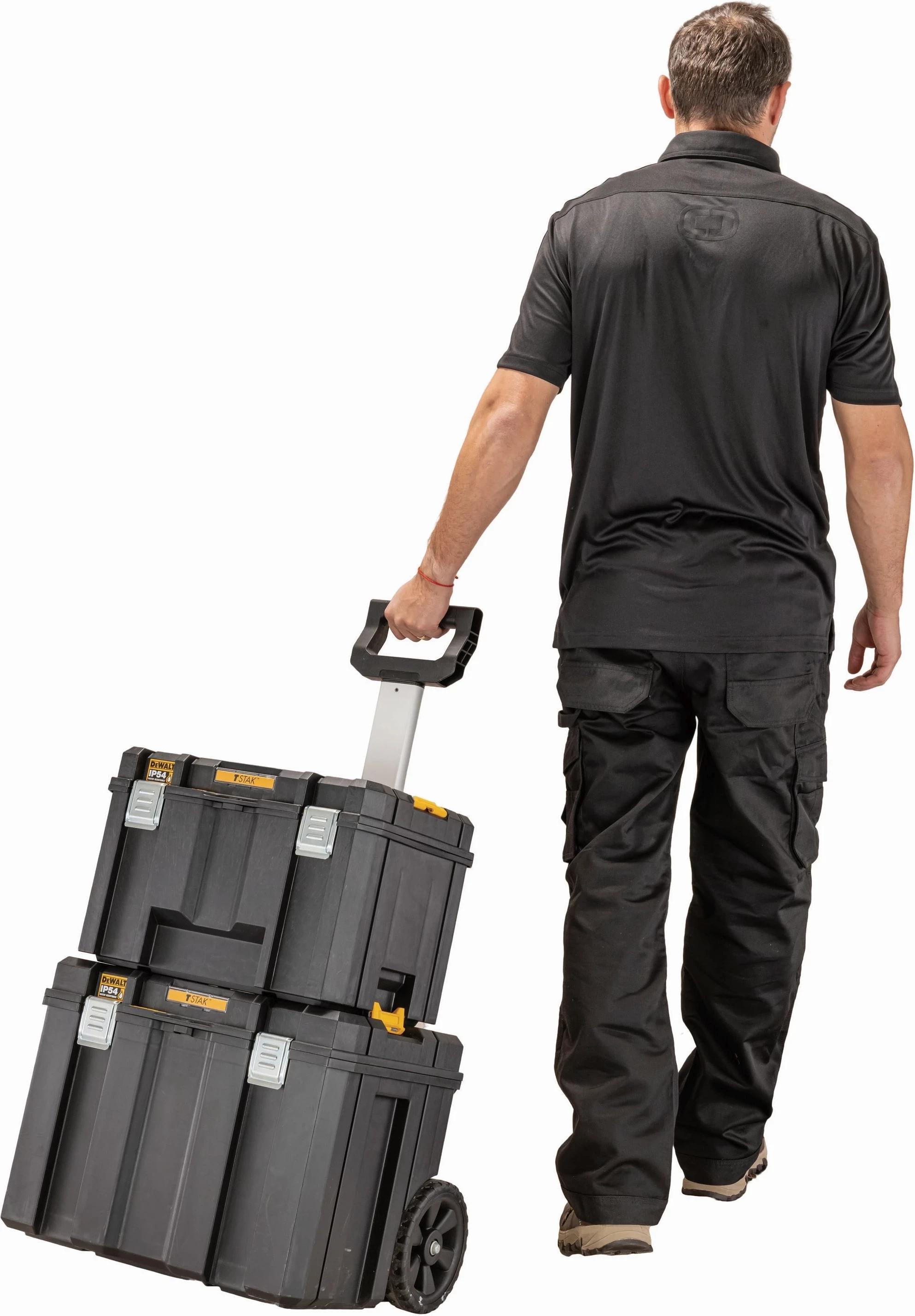 Karrocë mobile për vegla Dewalt DWST83347-1 (DWST1-75799), IP54, kapacitet 50 kg, 512×512×635 mm, e zezë