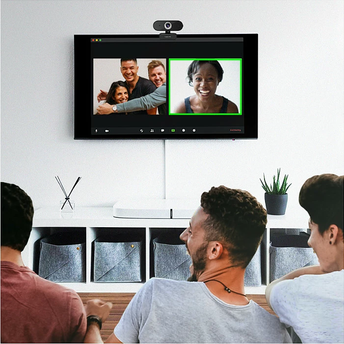 Webcam LogiLink UA0371, Full HD 1080p, 30fps, me mikrofon, e zezë/argjendtë