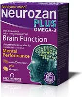 Neurozan Plus Omega 3 – Suplement për Funksionin e Trurit dhe Vitalitetin Mendore