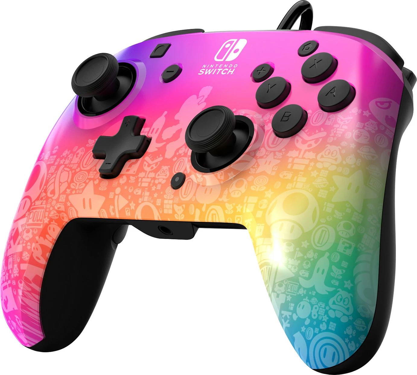 Gamepad PDP REMATCH Wired Controller Star Spectrum, USB, për Nintendo Switch, Multicolor