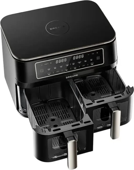 Fritezë me ajër të nxehtë DREAME Tasti DZ30, double 11 L (2x5.5 L) 3000 W, e zezë