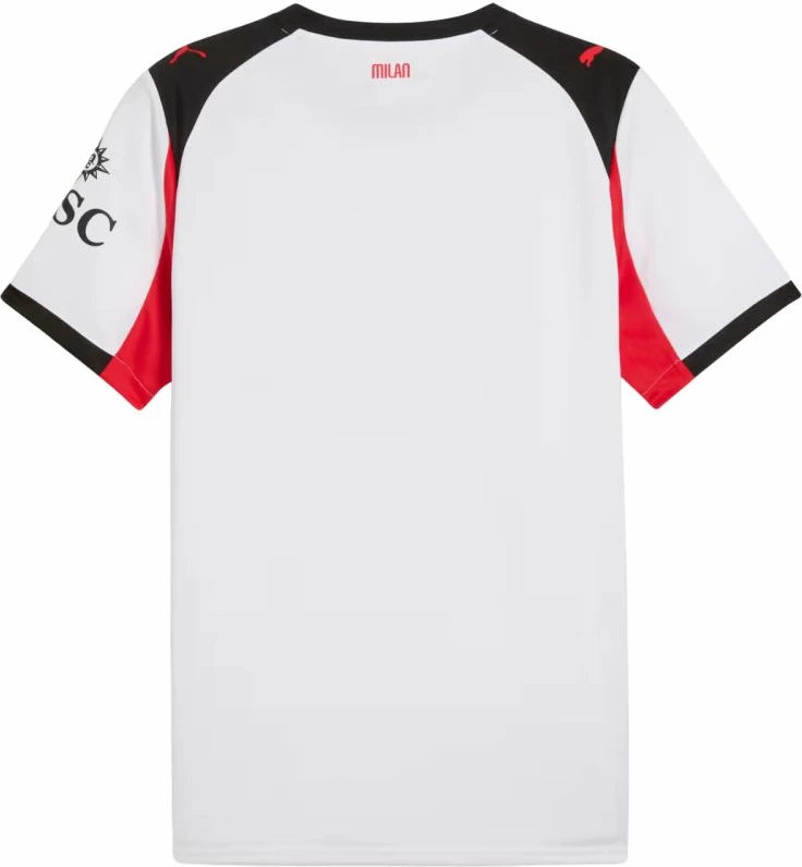 Fanellë futbolli Puma AC Milan për meshkuj, e bardhë