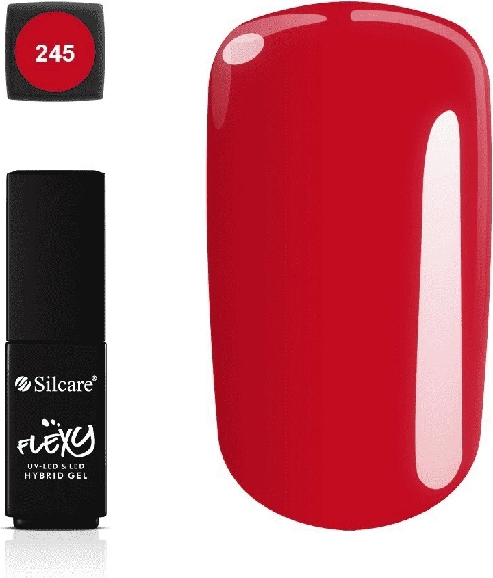 Llak për thonj për femra Silcare Flexy Hybrid Gel She W!ll Stay Beautiful 245, 4.5g