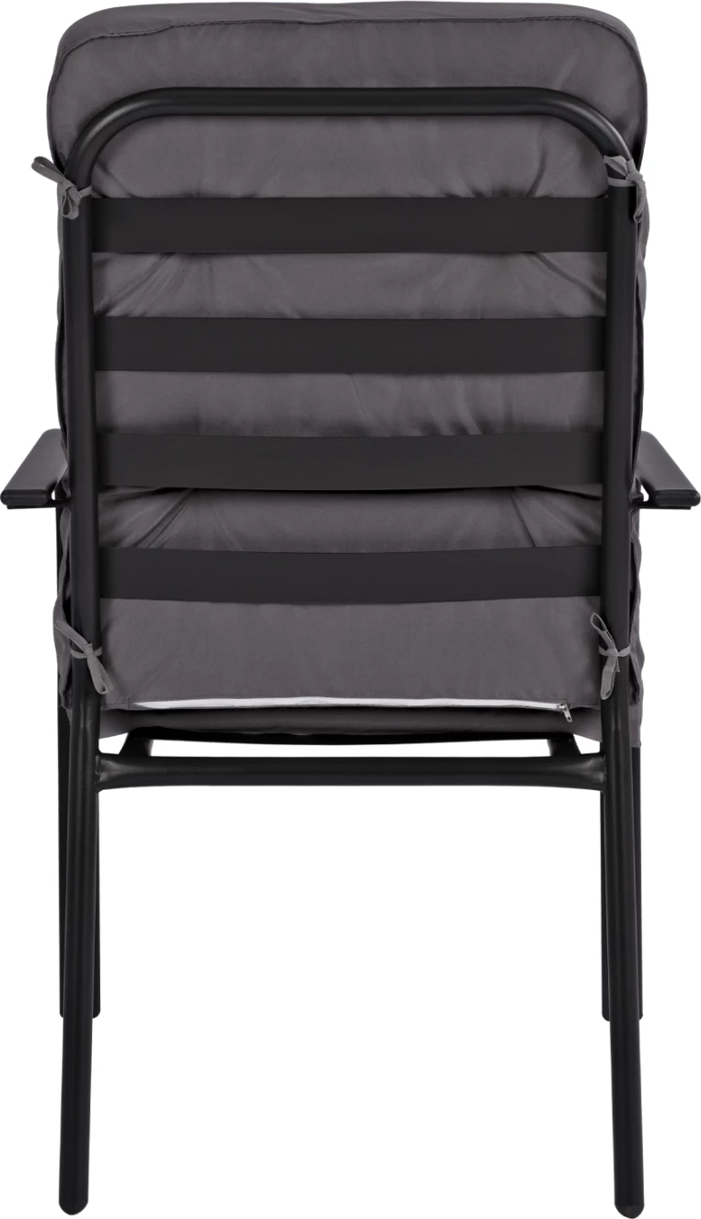 Karrige metalike Endika FH5680.01 ngjyrë gri me jastëk 60x71x105 cm