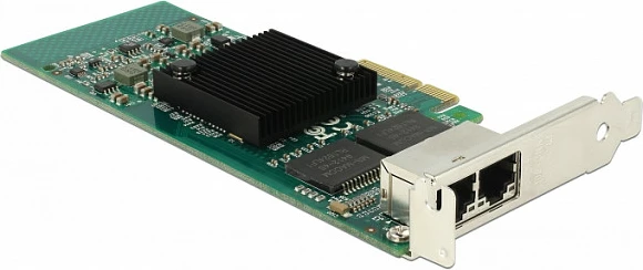Kartelë rrjeti DeLOCK 89945, PCIe, 2x RJ-45, Gigabit 10/100/1000 Mbps