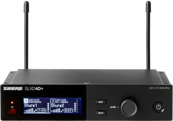 Mikrofonë wireless SHURE SLXD24D+E/58-G65, set me dy mikrofonë dore