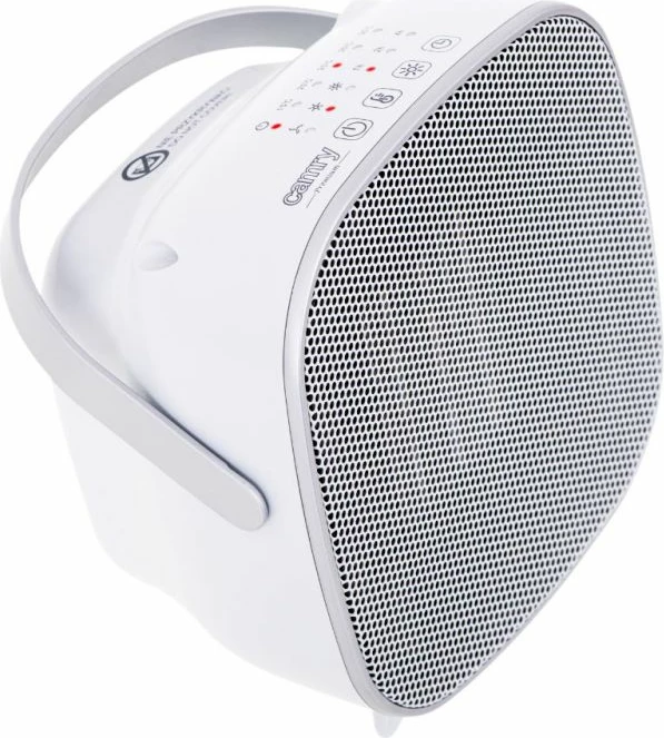 Ngrohës keramik CAMRY CR 7732 1500W me ekran LED, termostat 15-35°C, timer 1-7h, i bardhë