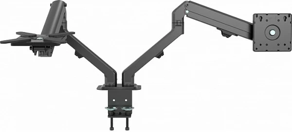 Mbajtëse tavoline për dy monitorë Vision Magic, 17-27", VESA 75x75/100x100, 7 kg, e zezë