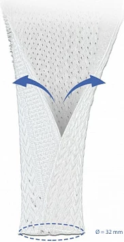 Mbështjellës rrjetë për kabllo DeLOCK, 10 m x 32 mm, me Velcro, i bardhë