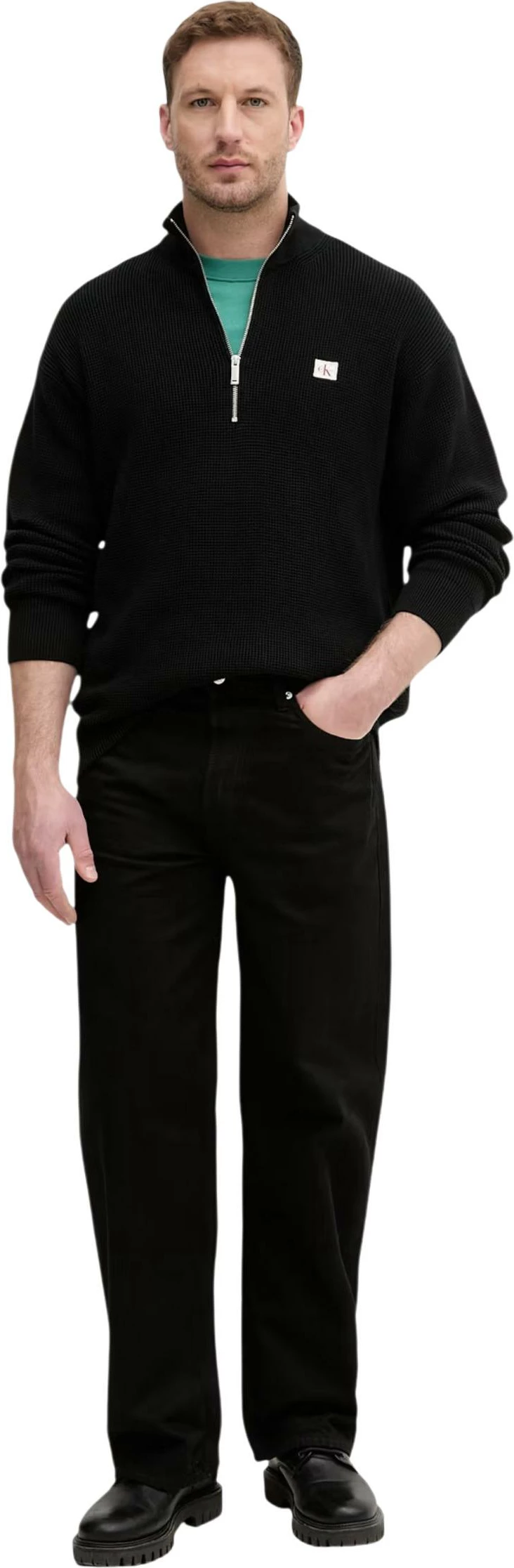Xhemper për meshkuj Calvin Klein Jeans LV04RE308G, i zi [Madhësia: XL]