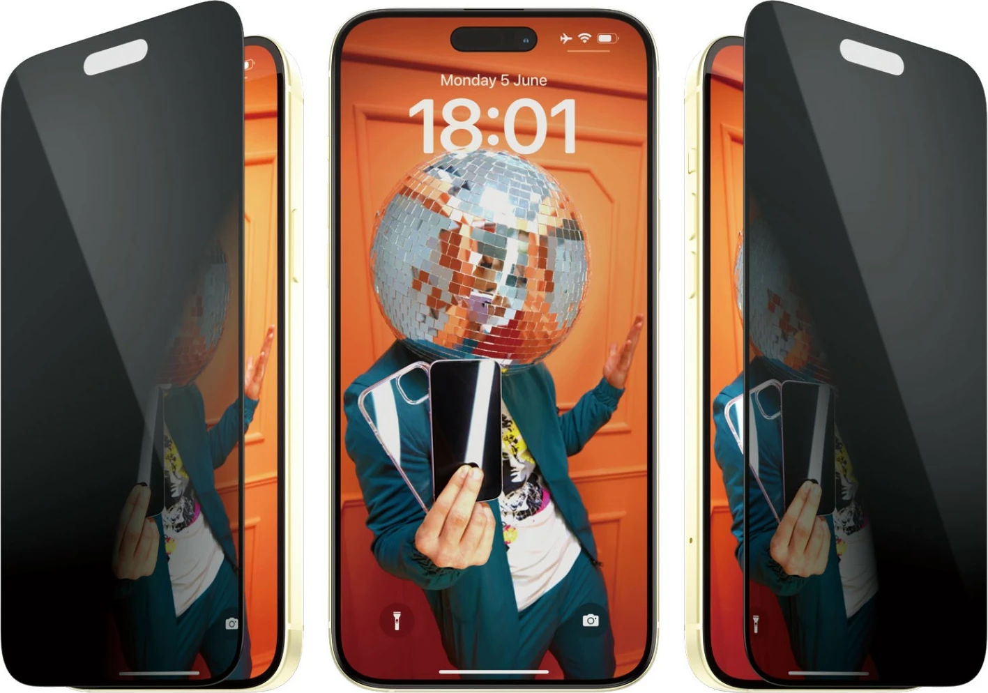 Mbrojtës ekrani privatësie PanzerGlass për iPhone 15 Plus