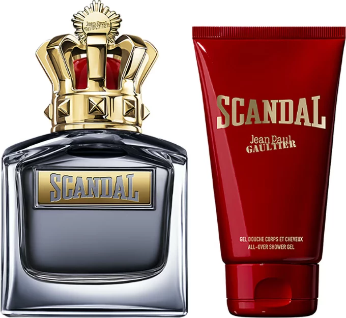 Set Jean Paul Gaultier Scandal Pour Homme Eau De Toilette, 100 ml Shower Gel, 75 ml