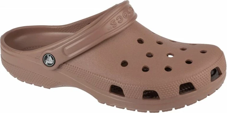 Papuqe Crocs Classic Clog për meshkuj dhe femra, ngjyrë kafe