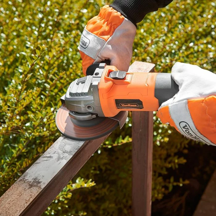 Brus këndor VonHaus 3500021 900W 125mm, set me 7 disqe, portokalli/zi