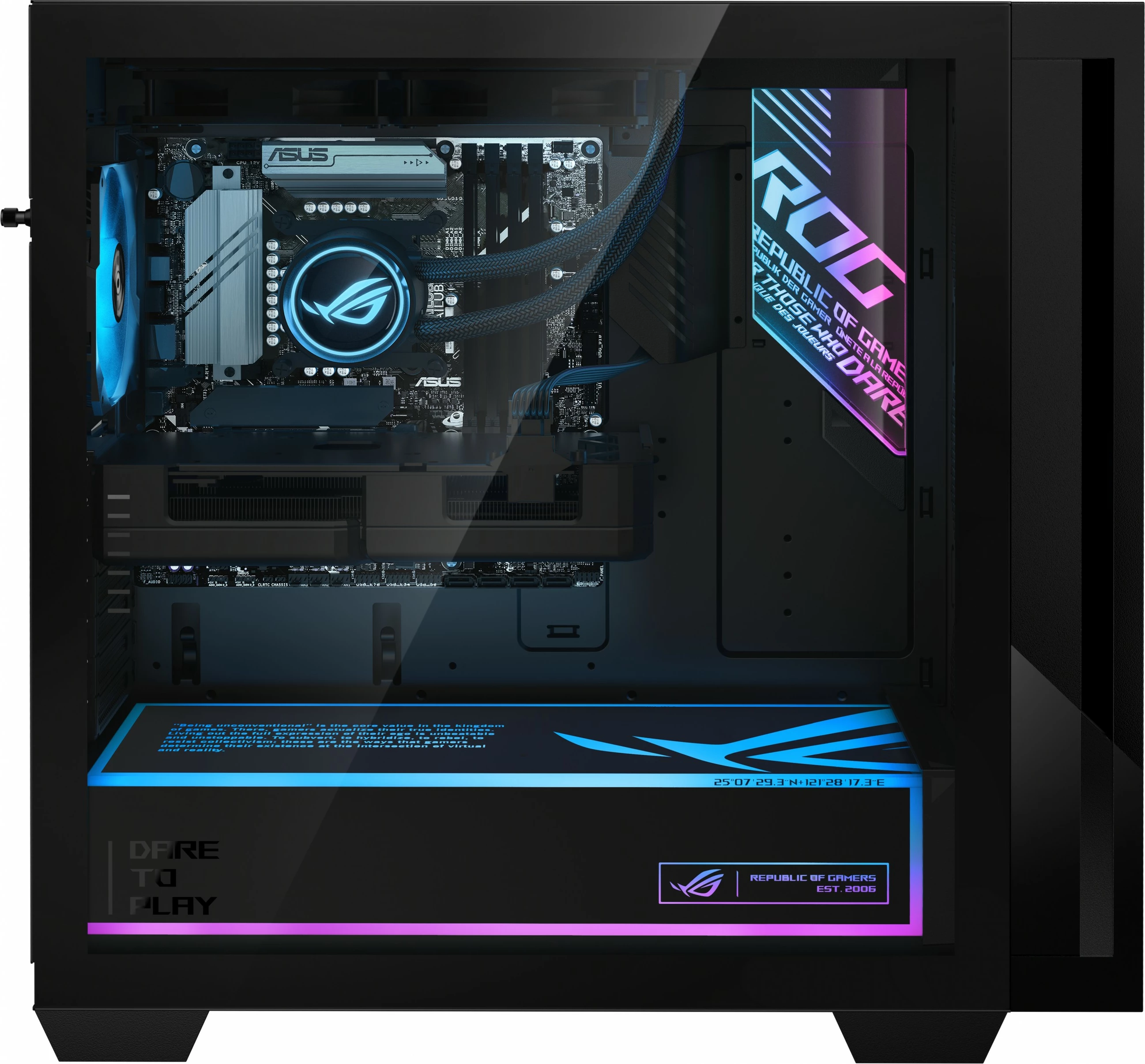 Kompjuter ASUS ROG G700 U9 285K, 32GB RAM, 2TB SSD, RTX 5090, kasë e zezë