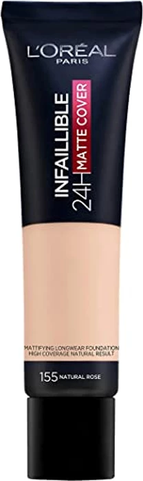 Loreal Paris - Infallible Matte Cover 155 Natural Rose