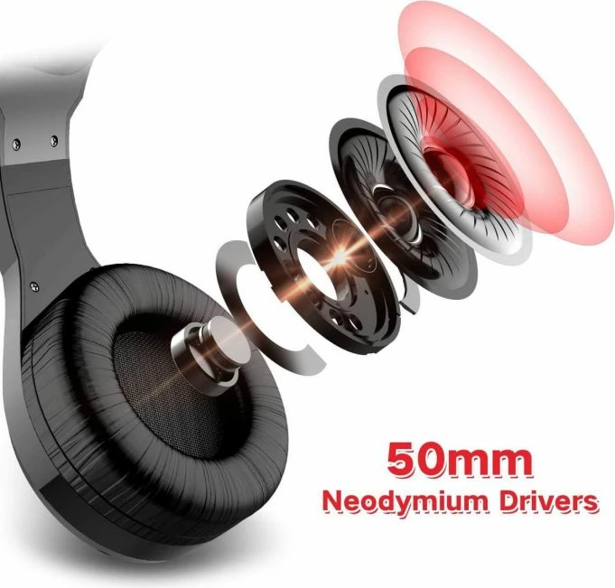 Kufje gaming HAVIT Gamenote HV-H2232d, RGB LED, mikrofon, 3D surround, 50mm, me kabllo 2.2m, të zeza