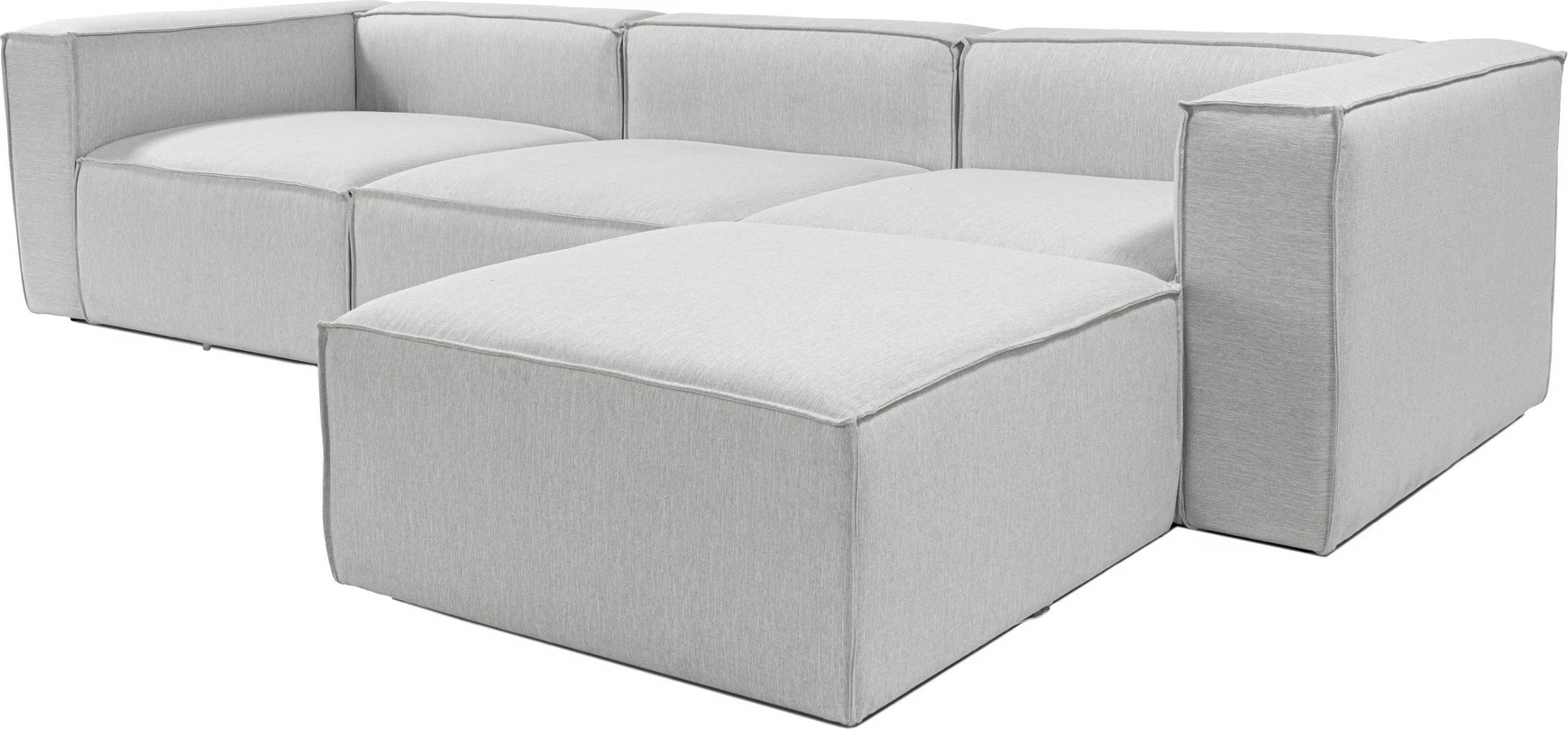 Këndsofa Atelier del Sofa, ngjyrë gri, Fora