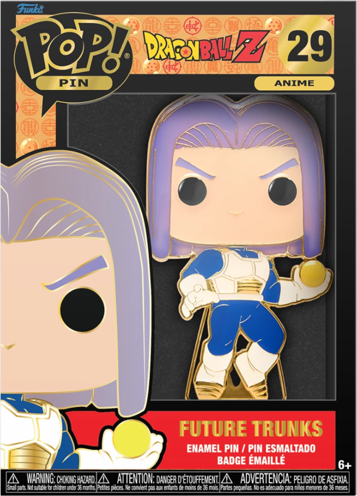 Pin emajl Funko POP! Dragon Ball Z Future Trunks #29 (1 copë)