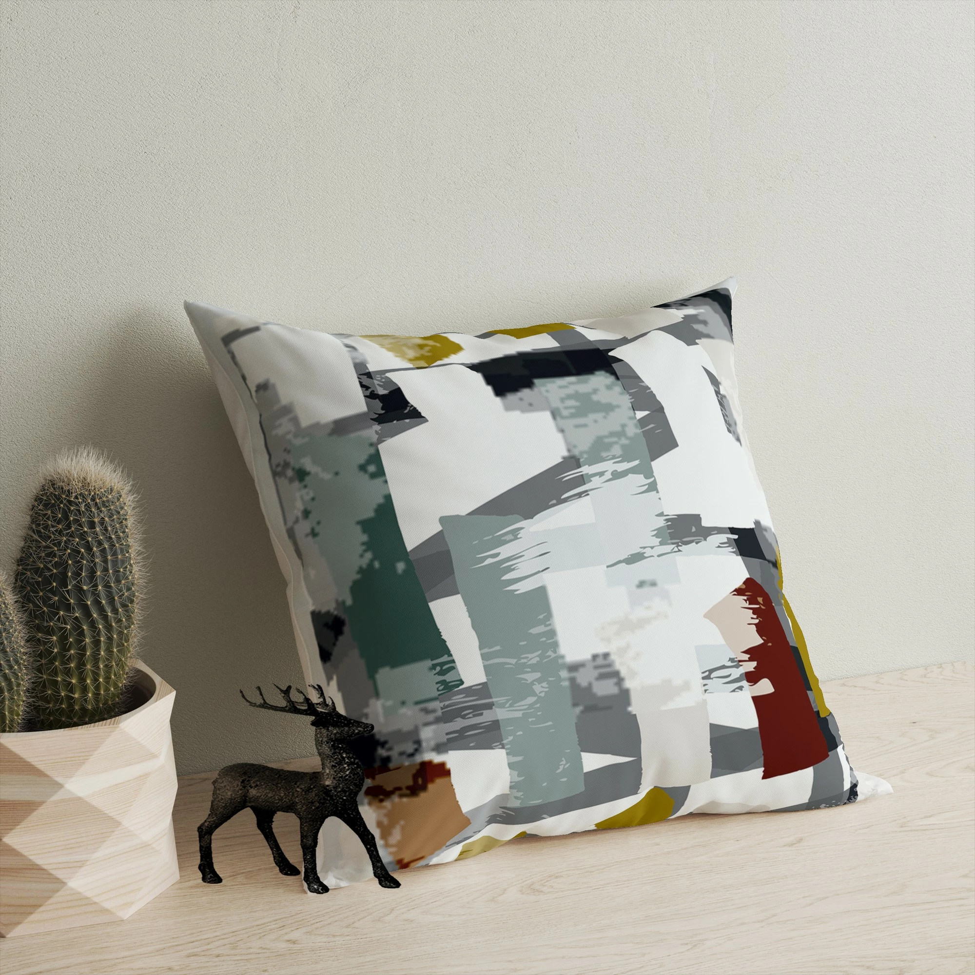 Jastëk Aberto Design, A11980, shumëngjyrësh, 43x43cm