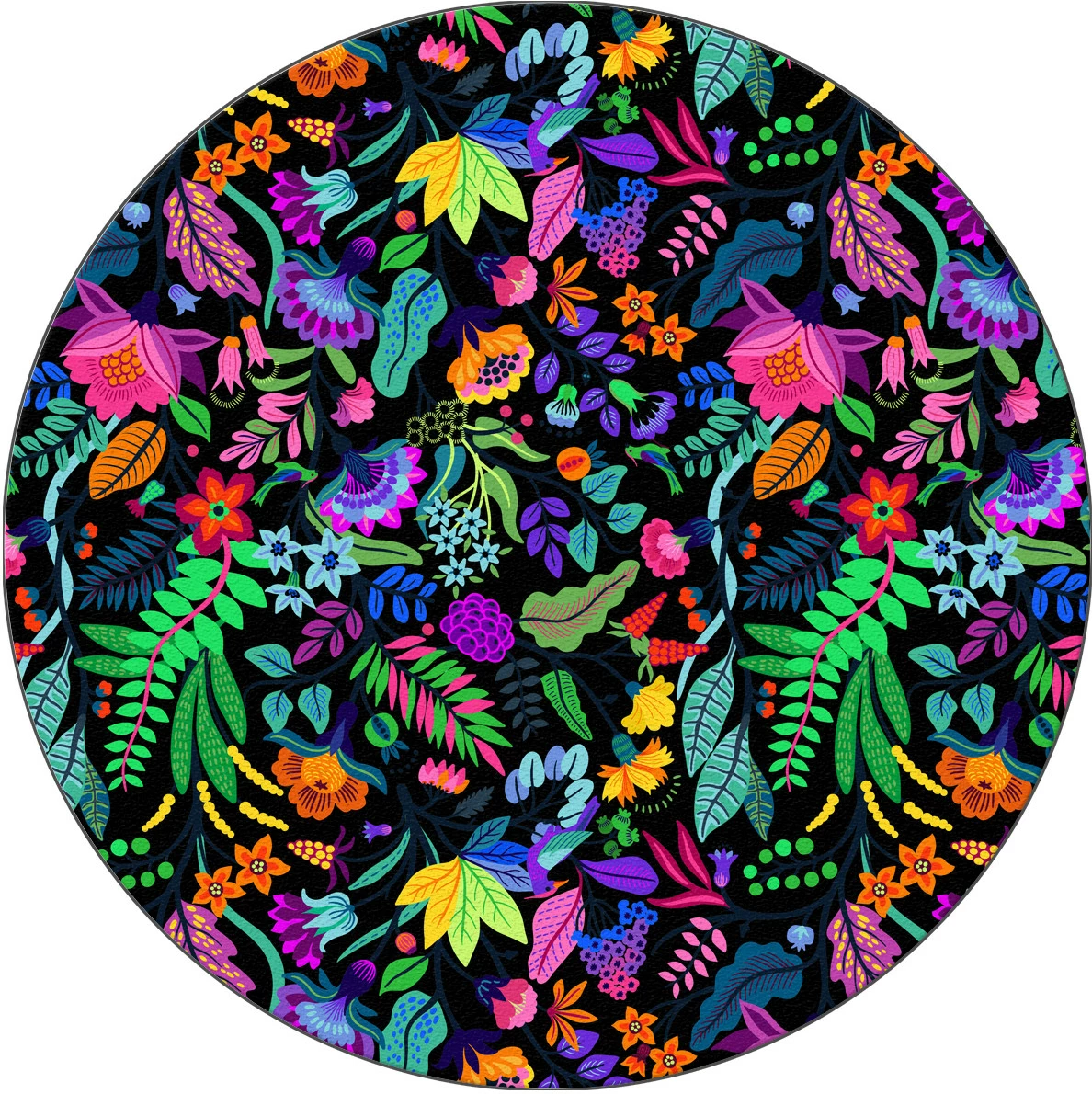 Qilim rrumbullak, shumëngjyrësh, Conceptum Hypnose, Pictura, 100 cm