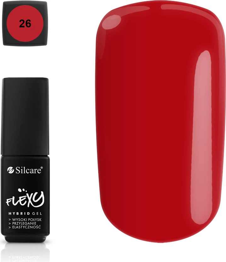 Llak për thonj Silcare Flexy Hybrid Gel 26, 4.5g
