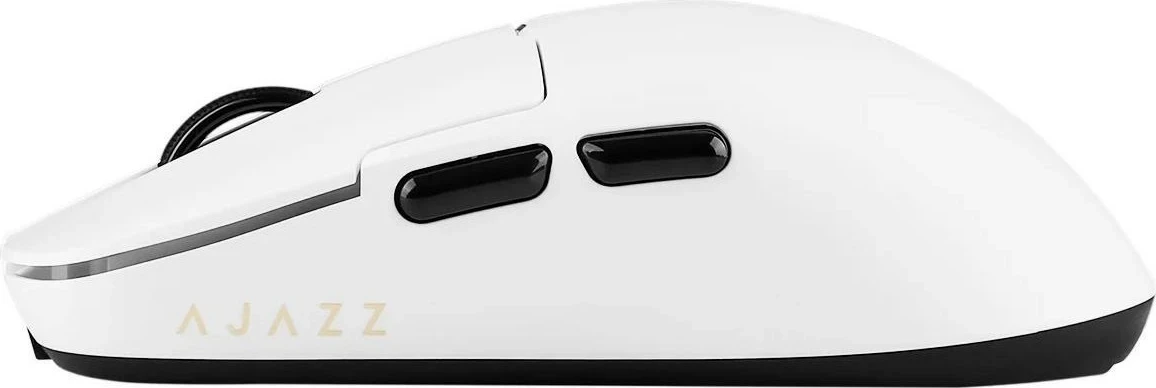 Maus pa kabllo Ajazz AJ159 APEX, 42,000 DPI, 8,000 Hz, Dock karikimi, i bardhë