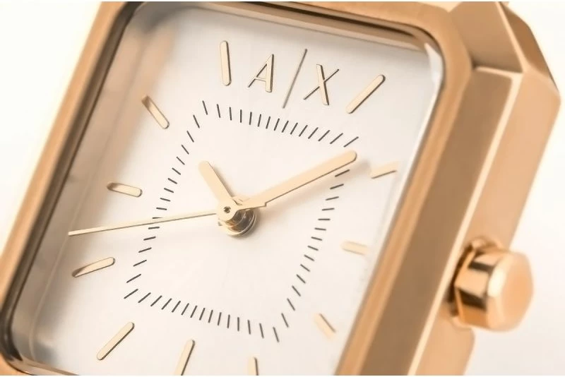 Orë dore set për femra Armani Exchange, rozë gold