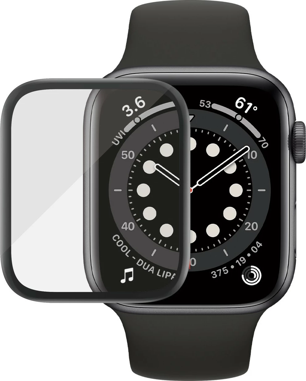 Mbrojtës ekrani PanzerGlass për Apple Watch Series 4/5 44mm, transparent