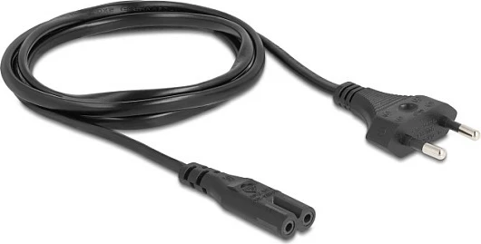 Karikues USB-C DeLOCK 65W GaN, 2x USB Type-C PD 3.0, adapter EU/US/UK, i zi