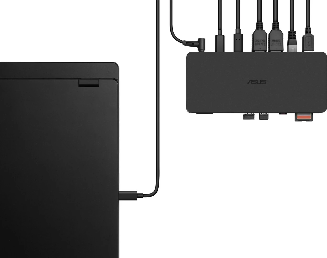 Kasë dokimi ASUS DC500, Triple 4K Thunderbolt 4, me kabllo, e zezë