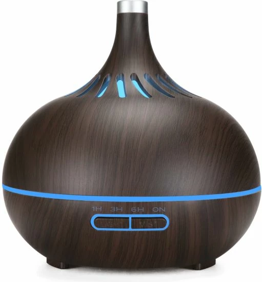 Diffuzor vajrash ANJOU ADA023-D 400 ml, LED, timer 1/3/6 orë, fikje automatike, dru i errët