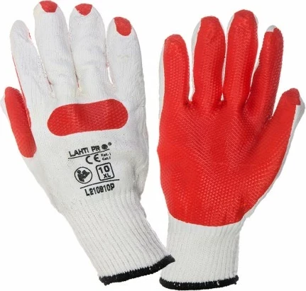 Dorëza mbrojtëse Lahti Pro L210910K, latex të veshura, XL, bardhë/kuqe